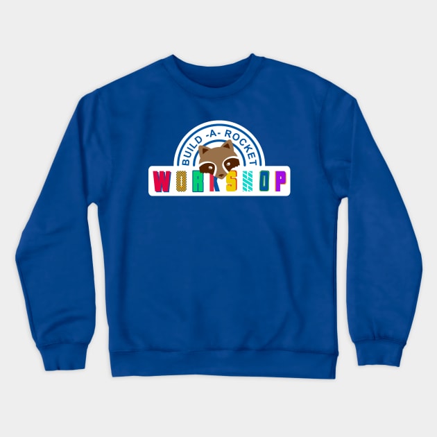 Build -A- Rocket Crewneck Sweatshirt by Apgar Arts